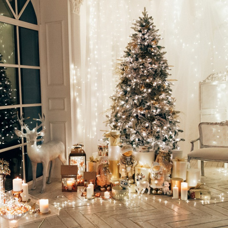 Гирлянда нить 10 м IP20 400-002 белый Eurosvet 400-002