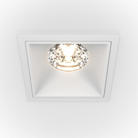 Встраиваемый светильник Downlight DL043-01-15W3K-SQ-W Maytoni Alfa