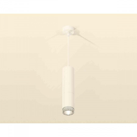 Комплект подвесного светильника Ambrella light Techno Spot XP6312001 SWH/CL белый песок/прозрачный (A2301, C6342, A2060, C6312, N6150)