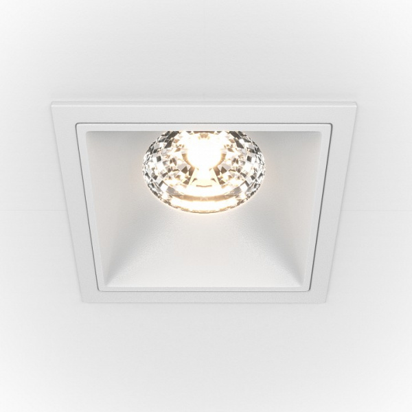 Встраиваемый светильник Downlight DL043-01-15W3K-SQ-W Maytoni Alfa