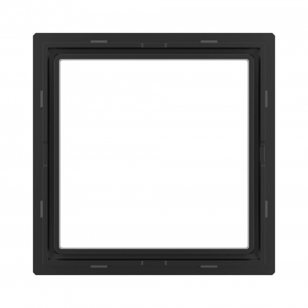 DKC Avanti Черный Декоративная вставка для металлических рамок 2 модуля