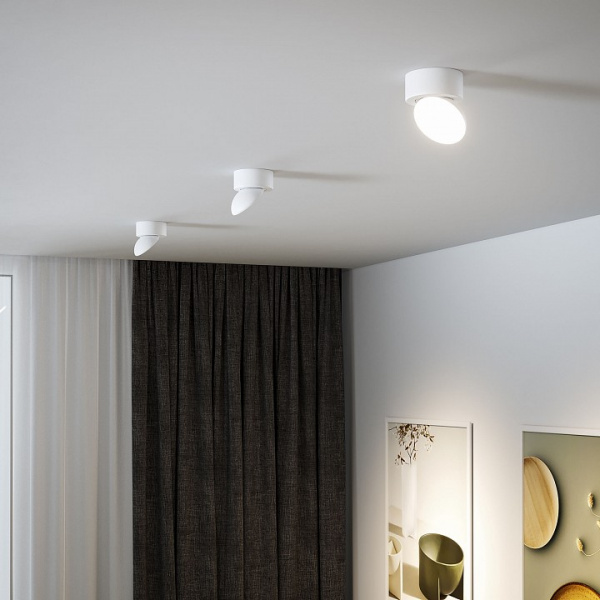 Светильник накладнгой светодиодный Smooth белый 25053/LED Elektrostandard Smooth a065460 Светильник накладнгой светодиодный Smooth белый 25053/LED Elektrostandard Smooth a065460