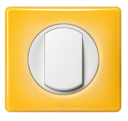 Legrand Celiane2 Белый Клавиша 1-ая для кнопочного выключателя с контурной подсветкой