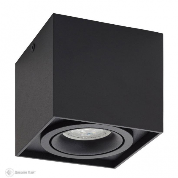 DK2003-BK Светильник накладной IP 20, 50 Вт, GU10, черный, алюминий