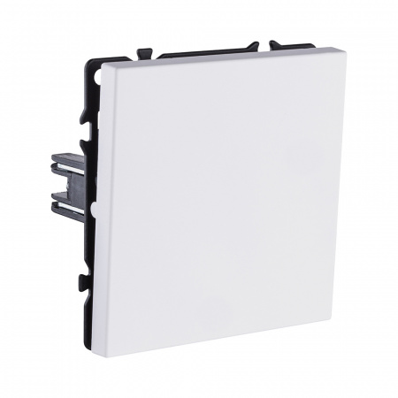 Выключатель 1-клавишный 10А/250В, белый матовый Kollinger Eclipse EC-001WH