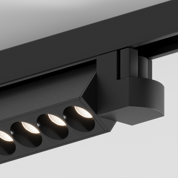 Трековый линейный светильник направленного света Skylite HSBL_0025 Однофазный, 213мм-3000К, чёрный