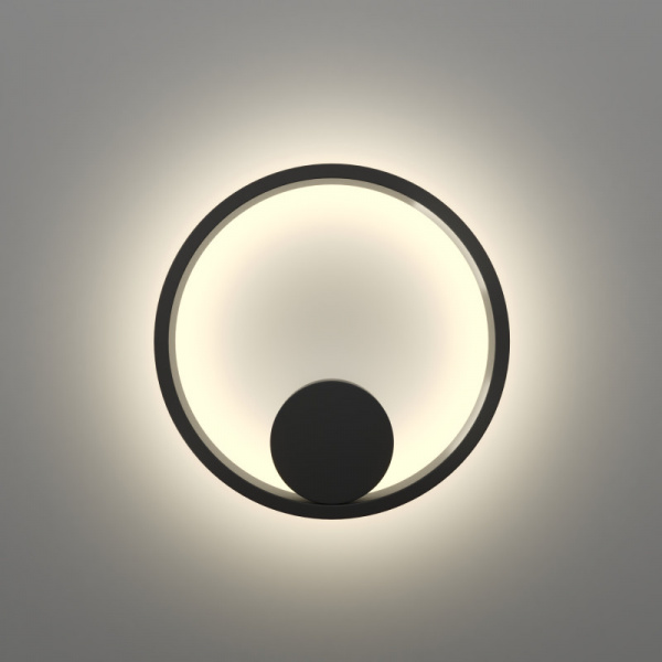 DK5060-BK Бра ORBIT, IP20, 3000К, LED, 10 Вт, черный матовый, алюминий