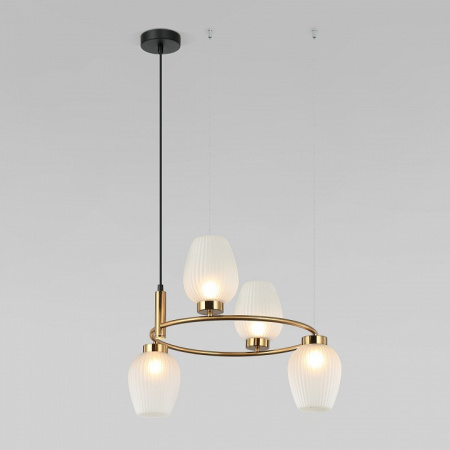 Подвесной светильник 30183/4 латунь Eurosvet Alva