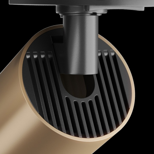 Трековый светильник Single phase track system UNITY TR020-1-U-GU10-BBZ Maytoni Focus S