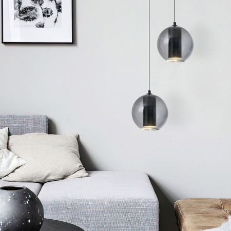 Подвесной светильник 50258/1 LED дымчатый Eurosvet Cobble