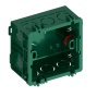 Systeme Electric Systeme Infinity Зеленый Коробка монтажная 87х87 для кладки или бетона