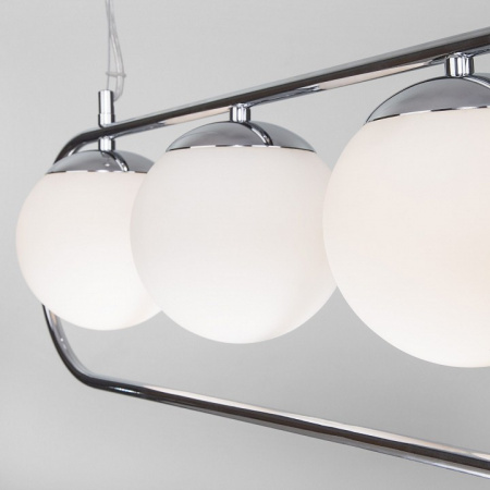 Подвесной светильник с плафонами 50089/4 хром Eurosvet Ringo