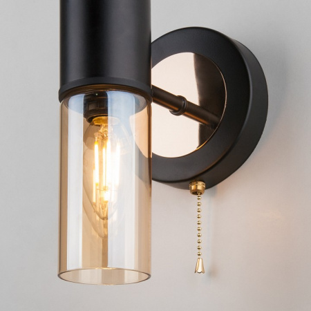 Настенный светильник в стиле лофт 70125/1 черный Eurosvet Tesoro