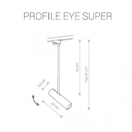 Трековый светильник Nowodvorski Profile Eye Super 9324
