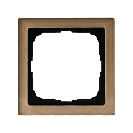 Systeme Electric ArtGallery Pure Органическое стекло Шампань Рамка 1-ая