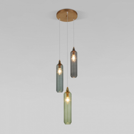 Подвесной светильник 50252/3 латунь Eurosvet Siesta