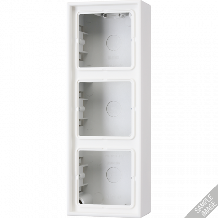 JUNG Коробка 3-ая для накладного монтажа с рамкой LS