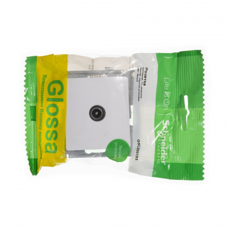 SE Glossa Бел Розетка TV проходная 4DB