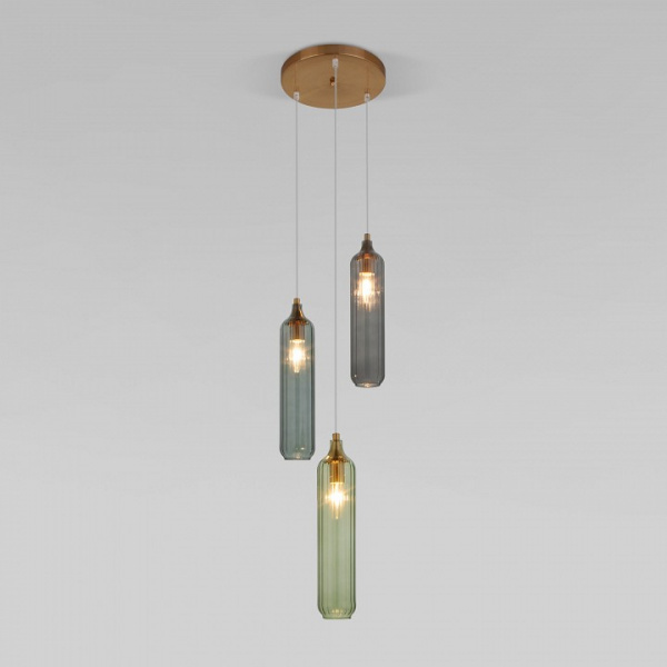 Подвесной светильник 50252/3 латунь Eurosvet Siesta