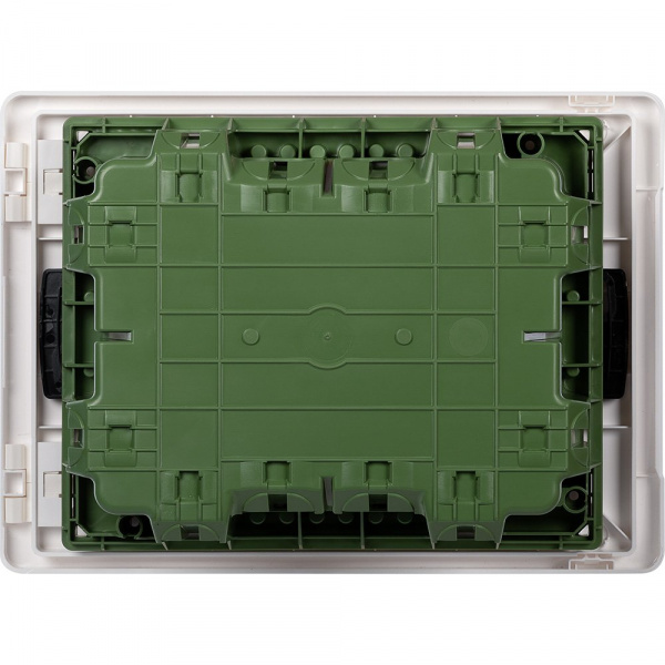 Legrand Practibox3 встраиваемый белая дверь 1х8м земля+нейтраль