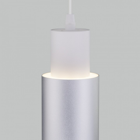 Подвесной светильник 50204/1 LED белый / серебро Eurosvet Bento
