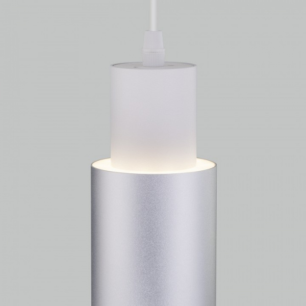 Подвесной светильник 50204/1 LED белый / серебро Eurosvet Bento