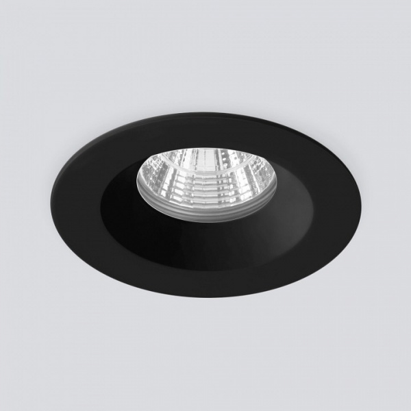 Встраиваемый светодиодный влагозащищенный светильник IP54 35126/U черный Elektrostandard Light LED 3001 a058920