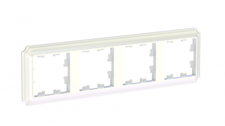Systeme Electric AtlasDesign Antique Жемчуг Рамка 4-ая, универсальная