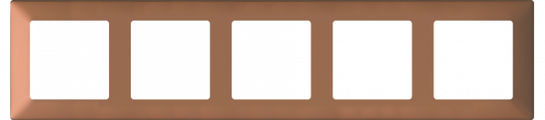 Legrand Valena LIFE Медь Рамка 5-ая