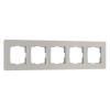 Рамка из стекла на 5 постов Senso дымчатый soft-touch W0053117