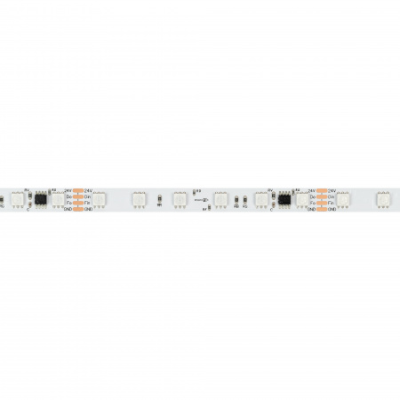 Arlight Лента SPI-B60-10mm 24V RGB-PX6-BPT (12 W/m, IP20, 5060, 5m) (бегущий огонь)