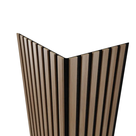 Акустическая панель FLEX Ясень Тирамису 1200×600 мм рейка 25х6 мм