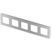 Legrand INSPIRIA Алюминий Рамка - 5 постов