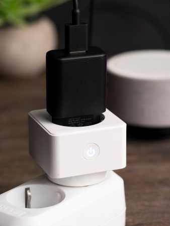 EKF PROxima Умная розетка Сonnect Wi-Fi белая