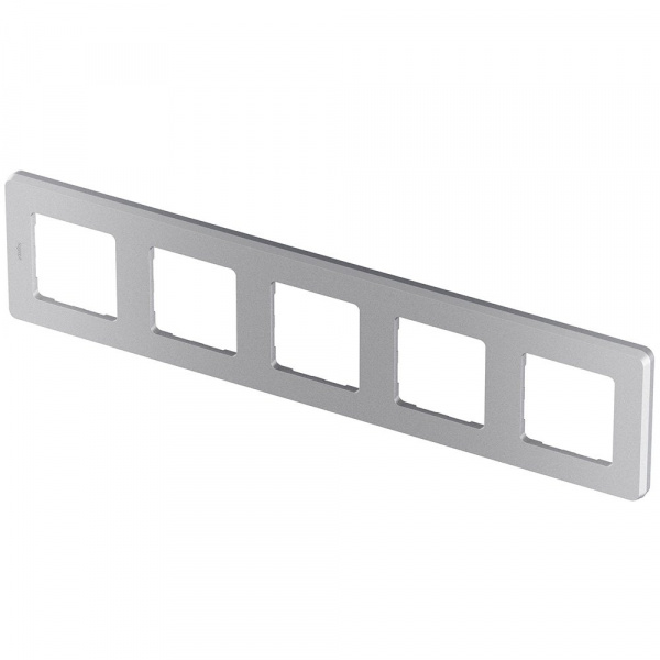Legrand INSPIRIA Алюминий Рамка - 5 постов