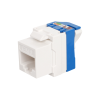 Donel Модуль Keystone Toolless RJ45, cat. 6, UTP, 180 град., белый, DECKTU6180DW