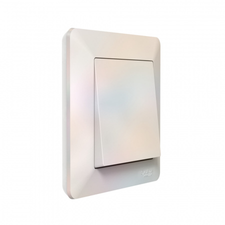 Systeme Electric AtlasDesign Air Жемчуг/дымчатый белый Рамка 1-ая