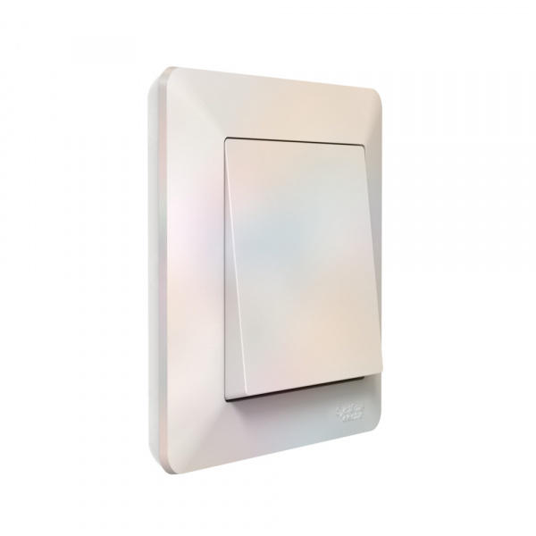 Systeme Electric AtlasDesign Air Жемчуг/дымчатый белый Рамка 1-ая