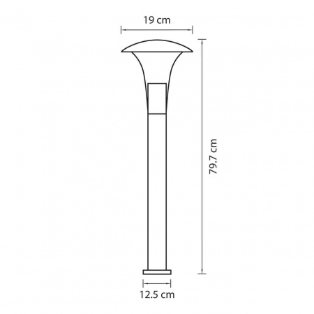 Уличный светодиодный светильник Lightstar Arroto 378747