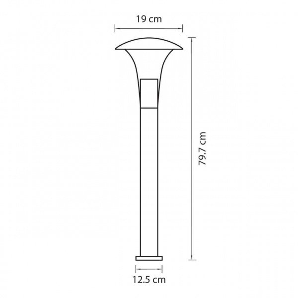 Уличный светодиодный светильник Lightstar Arroto 378747