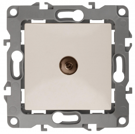 ЭРА 12-3101-02 Слоновая кость Розетка TV одиночная, IP20, 12