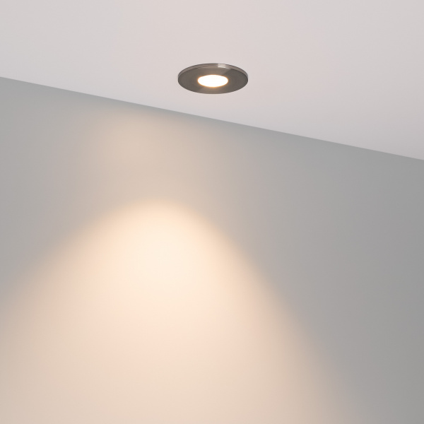 Arlight Светильник MS-GLORY-BUILT-R54-5W Warm3000 (NI, 60 deg, 230V) (IP54 Металл, 5 лет)