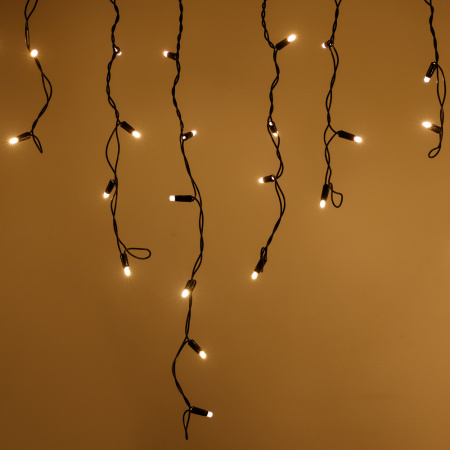 Arlight Светодиодная гирлянда ARD-EDGE-PRO-4000x600-BLACK-128LED-FLASH WARM (230V, 8W) (Ardecoled, IP65)