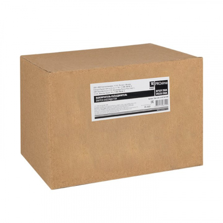 EKF PROxima Выключатель-разъединитель ВР32У-35А71220 250А 2 направ.с д/г камерами несъемная левая/правая рукоятка MAXima