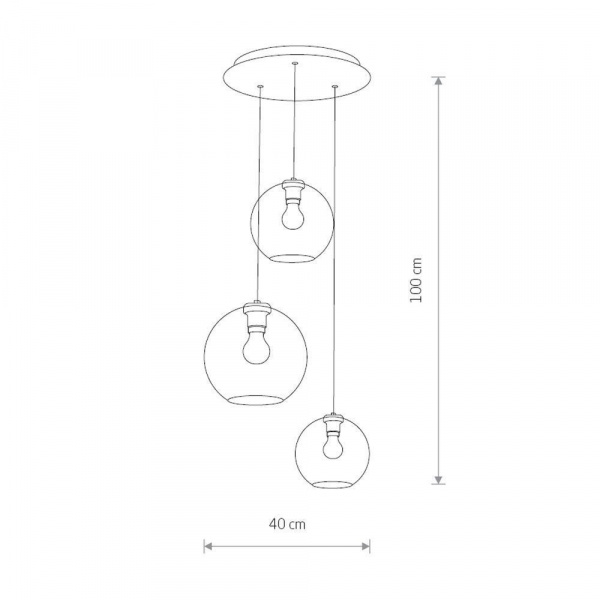 Подвесная люстра Nowodvorski Vetro 7641