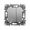 Legrand Etika Алюминий Светорегулятор нажимной, 400Вт