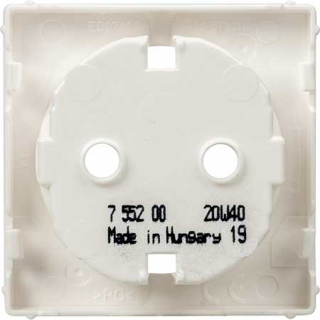 Legrand Valena LIFE Бел Накладка розетки с/з