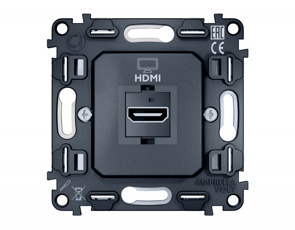 Механизм розетки HDMI 2.0 40V/500mA 2.0GHz 5-18Gbit/s QUANT VM222