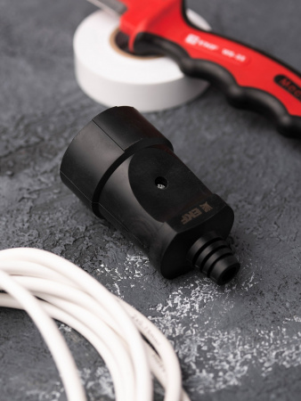 EKF PROxima Гнездо штепсельное б/з черн. ПВХ 10A 250B