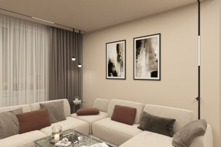 DK8056-BK Подвесной светильник SMART MOON 12W DIM 3000K-6000K, черный, алюминий, акрил